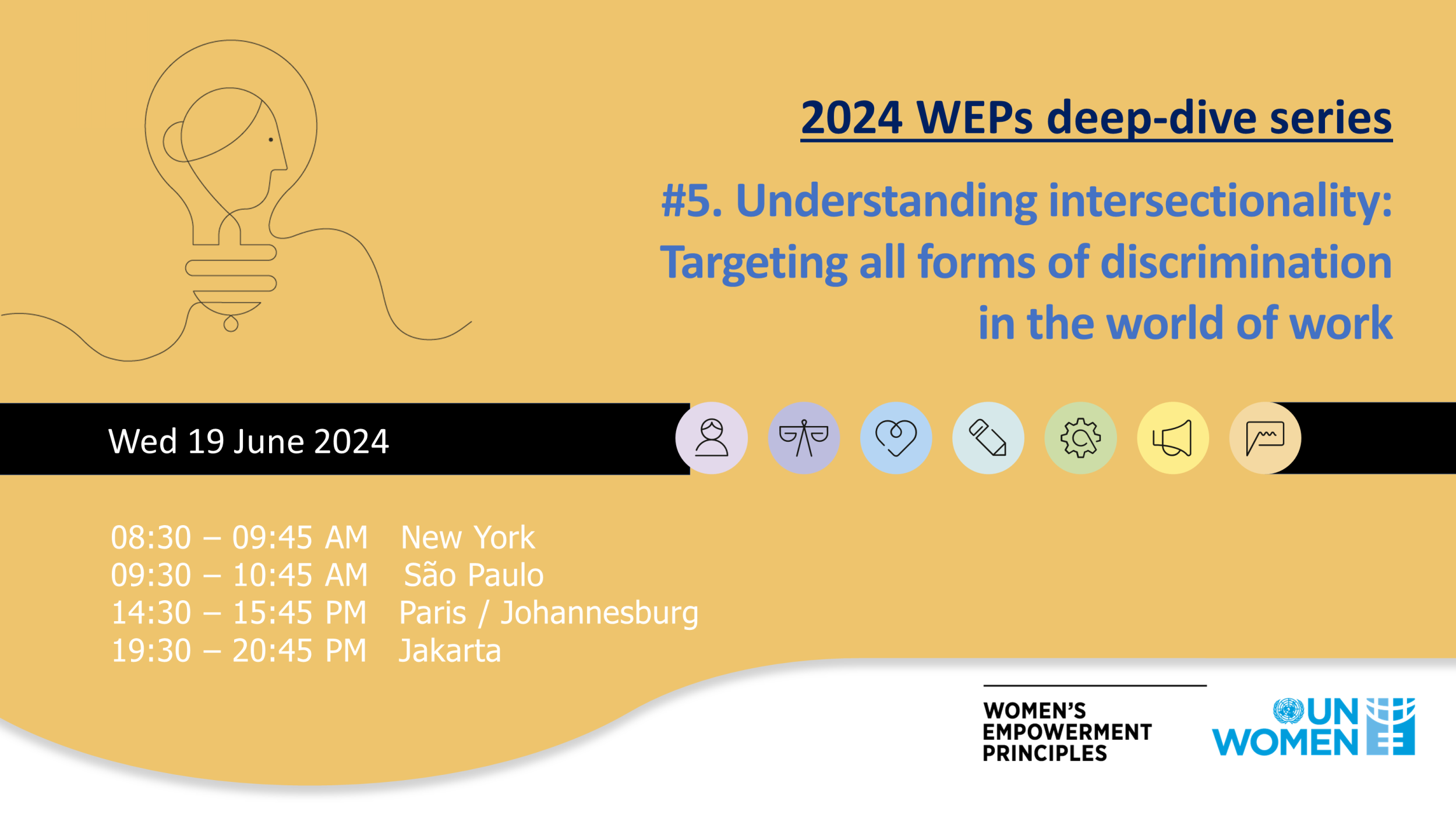 WEPs Deep-dive series 5: Understanding Intersectionality: Targeting all forms of discrimination in the world of work